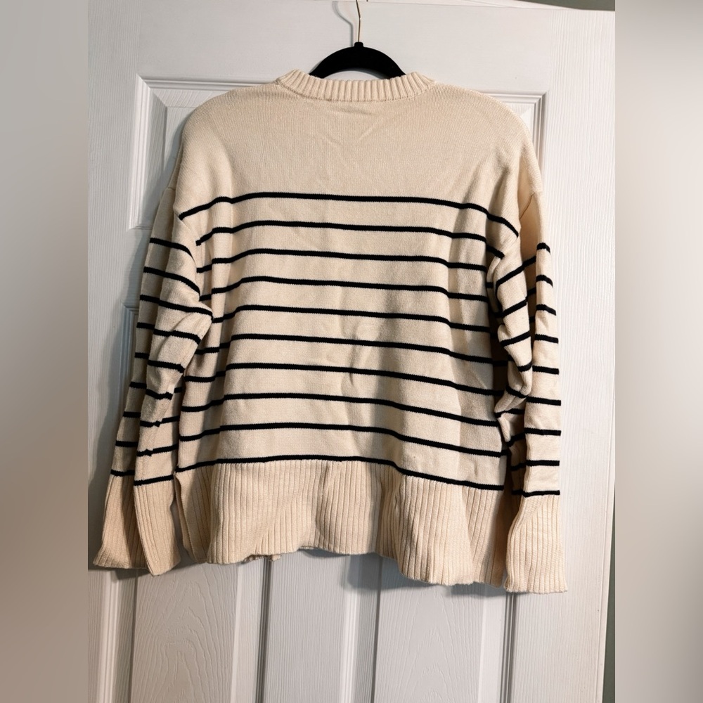 Zara Striped Pullover Sweater - Picture 2 of 4